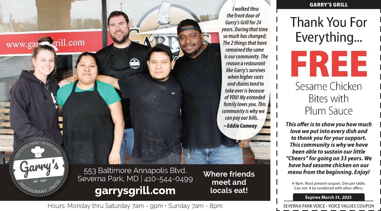 Garry S Grill Severna Park